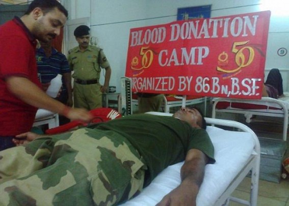 BSF organizes blood donation camp